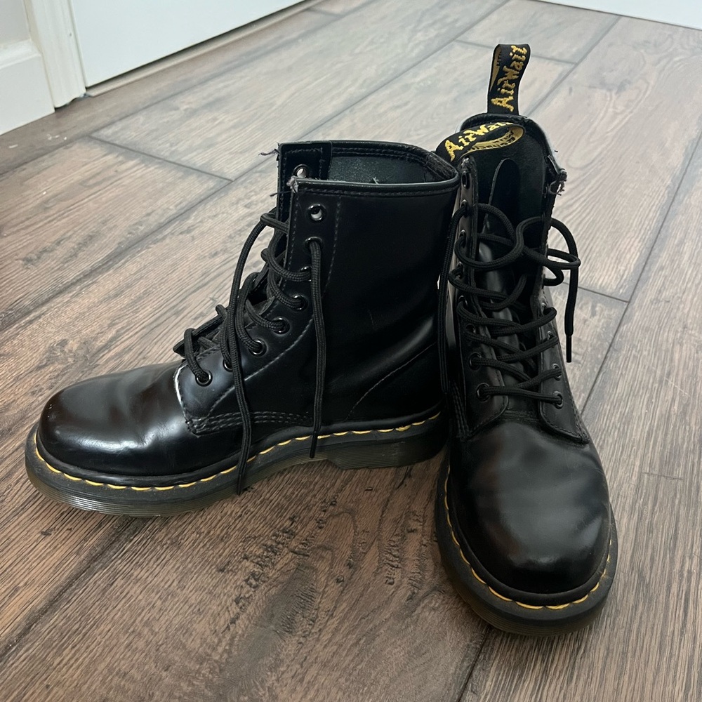 Dr. Martens Black Lace-Up Boots